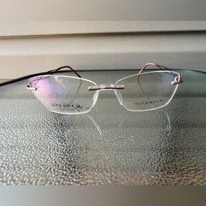 NEW- Stepper SI 96119 Platinum Eyeglasses Frame Only Women’s 52-13-135 No Box